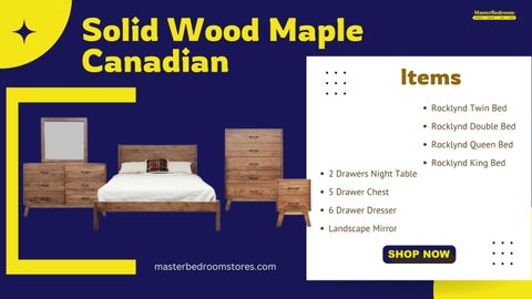 Solid Wood Maple Canadian