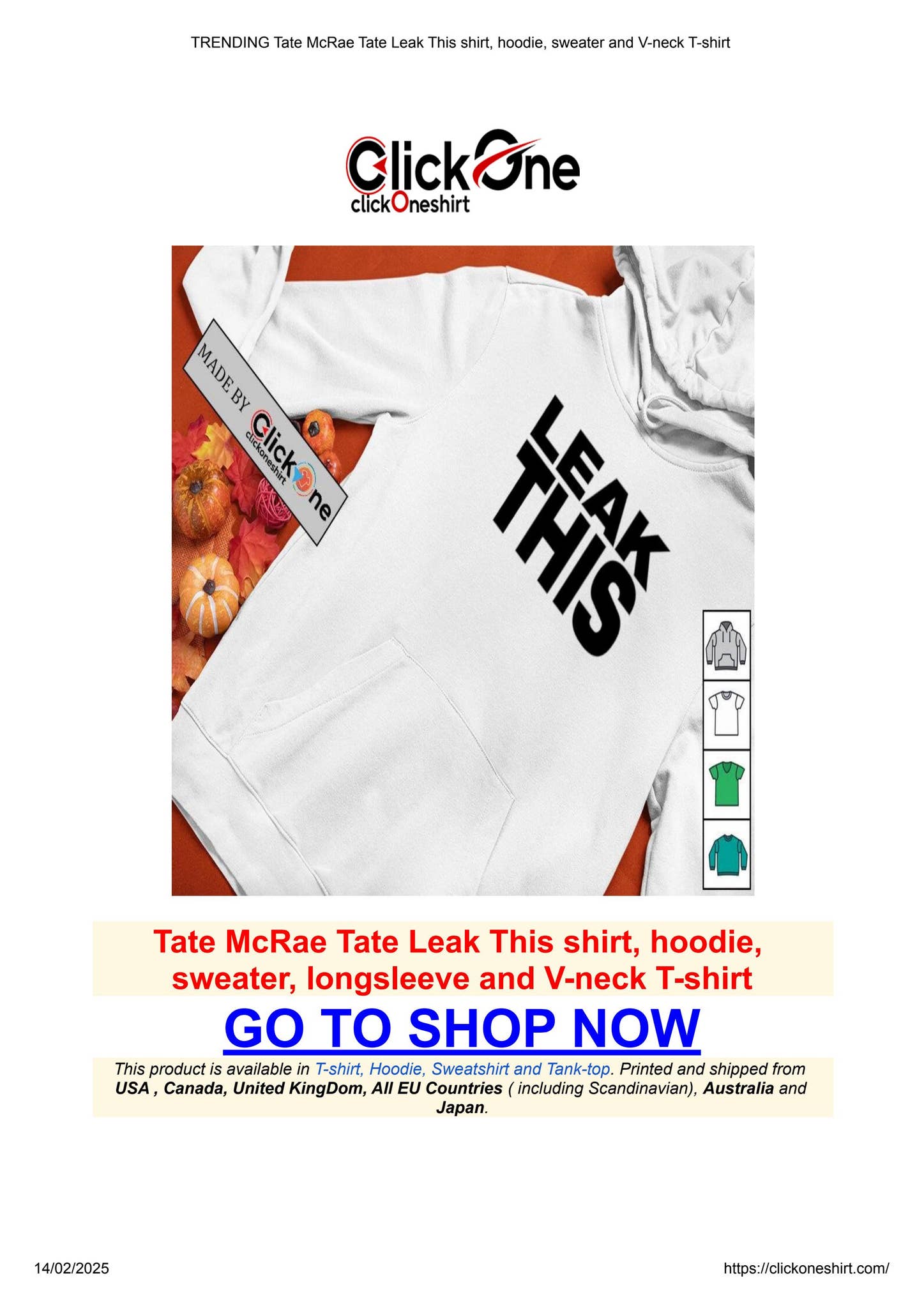 Tate McRae Tate Leak This shirt by Design AT Shop - Issuu