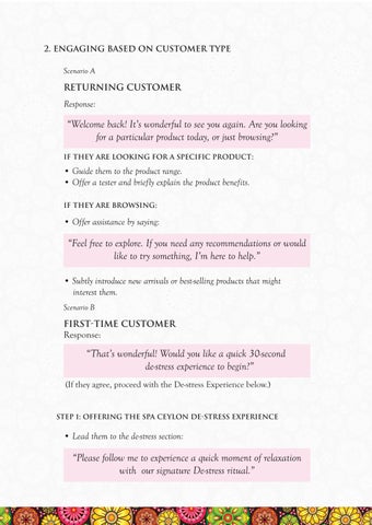 THE SPA CEYLON WAY - EMPLYOLEE MANUAL 第 10 页