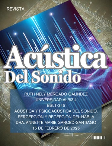 Acustica del Sonido - Ruth Mercado