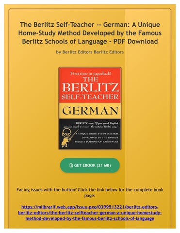 PDF Handbuch zur deutschen Grammatik (World Languages) by