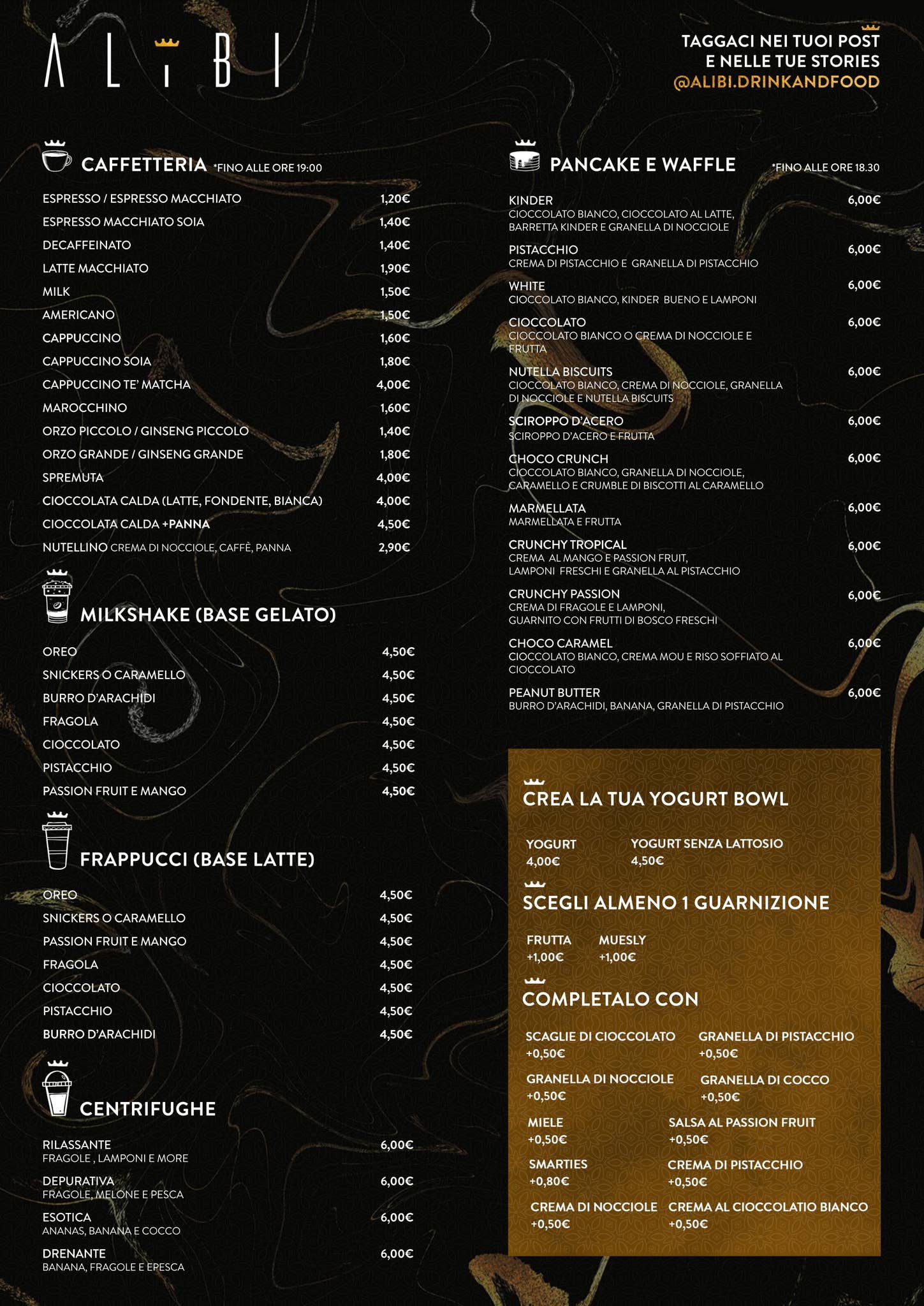 MENU ALIBI UNITO by Miloh_housedesign - Issuu