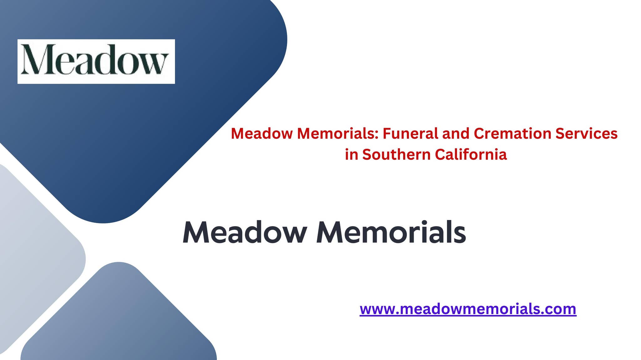 Meadow Memorials by Meadow Memorials - Cremations and Funerals - Issuu