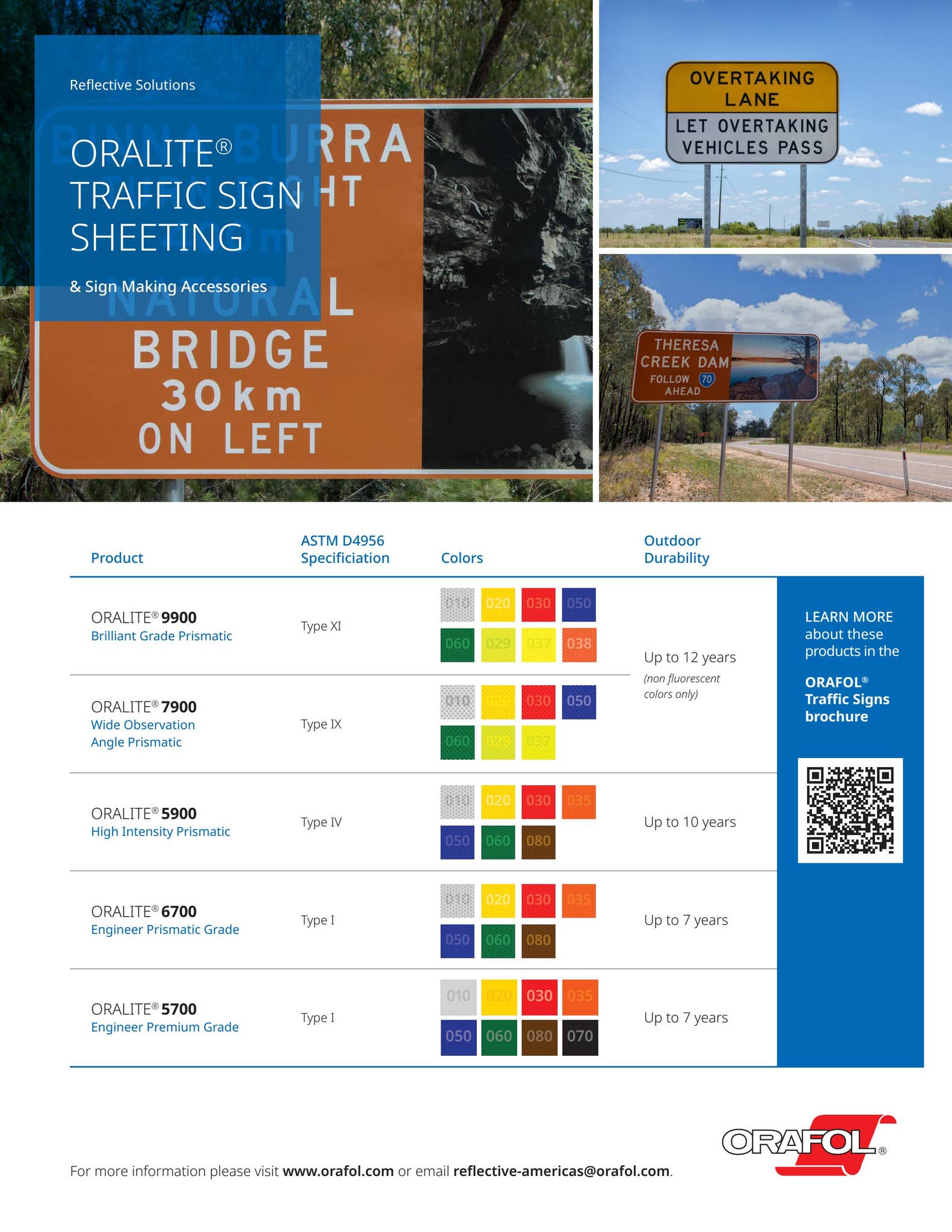 Sign Scheering Ron ORALITE® Traffic Sign Sheeting Guide by ORAFOL Americas - Issuu