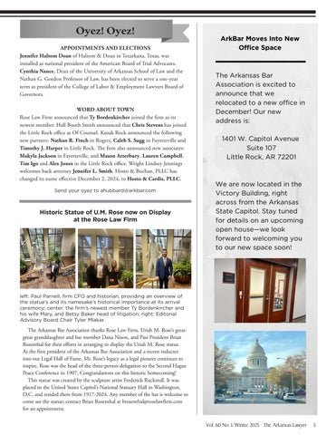 The Arkansas Lawyer 冬季 2025 第 7 页