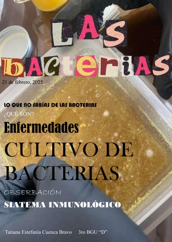 LAS BACTERIAS