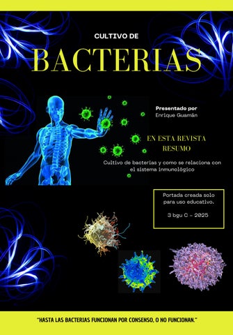 Cultivo de Bacterias