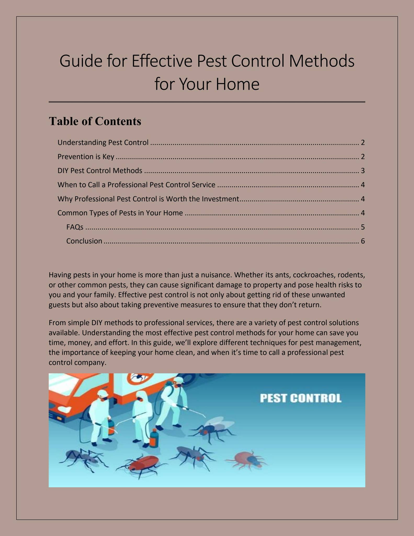 Guide for Effective Pest Control Methods by Web Cures Digital - Issuu