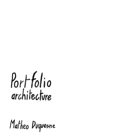 Portfolio Architecture 2024