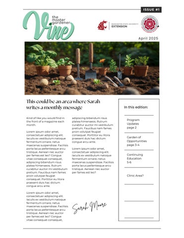 Master Gardener Vine