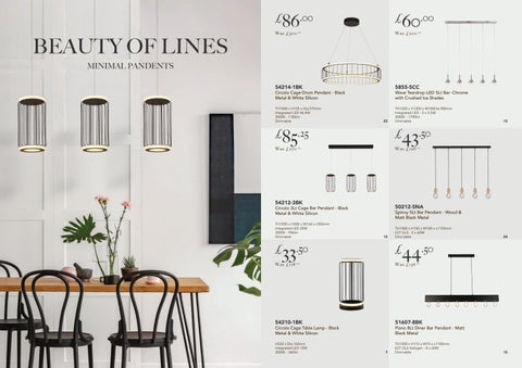 Searchlight Electric Ltd. 灯饰目录 · 2025 春季 Offer 第 16 页
