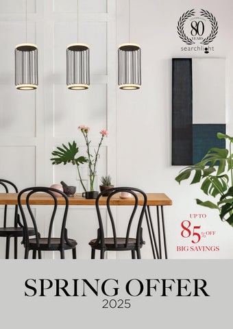 Searchlight Electric Ltd. 灯饰目录 · 2025 春季 Offer 第 1 页