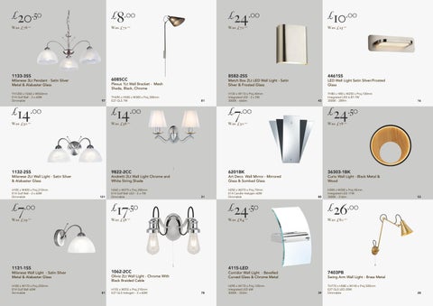 Searchlight Electric Ltd. 灯饰目录 · 2025 春季 Offer 第 22 页