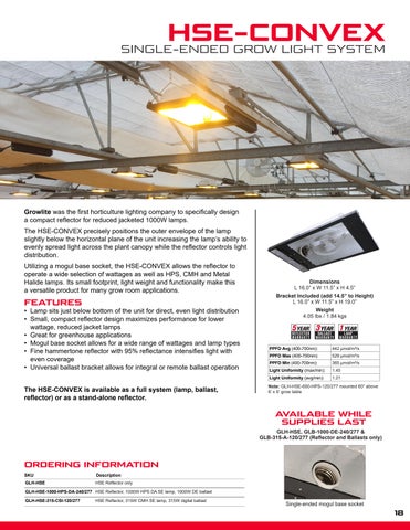 Barron Lighting Group Growlite Product 灯饰目录 第 21 页