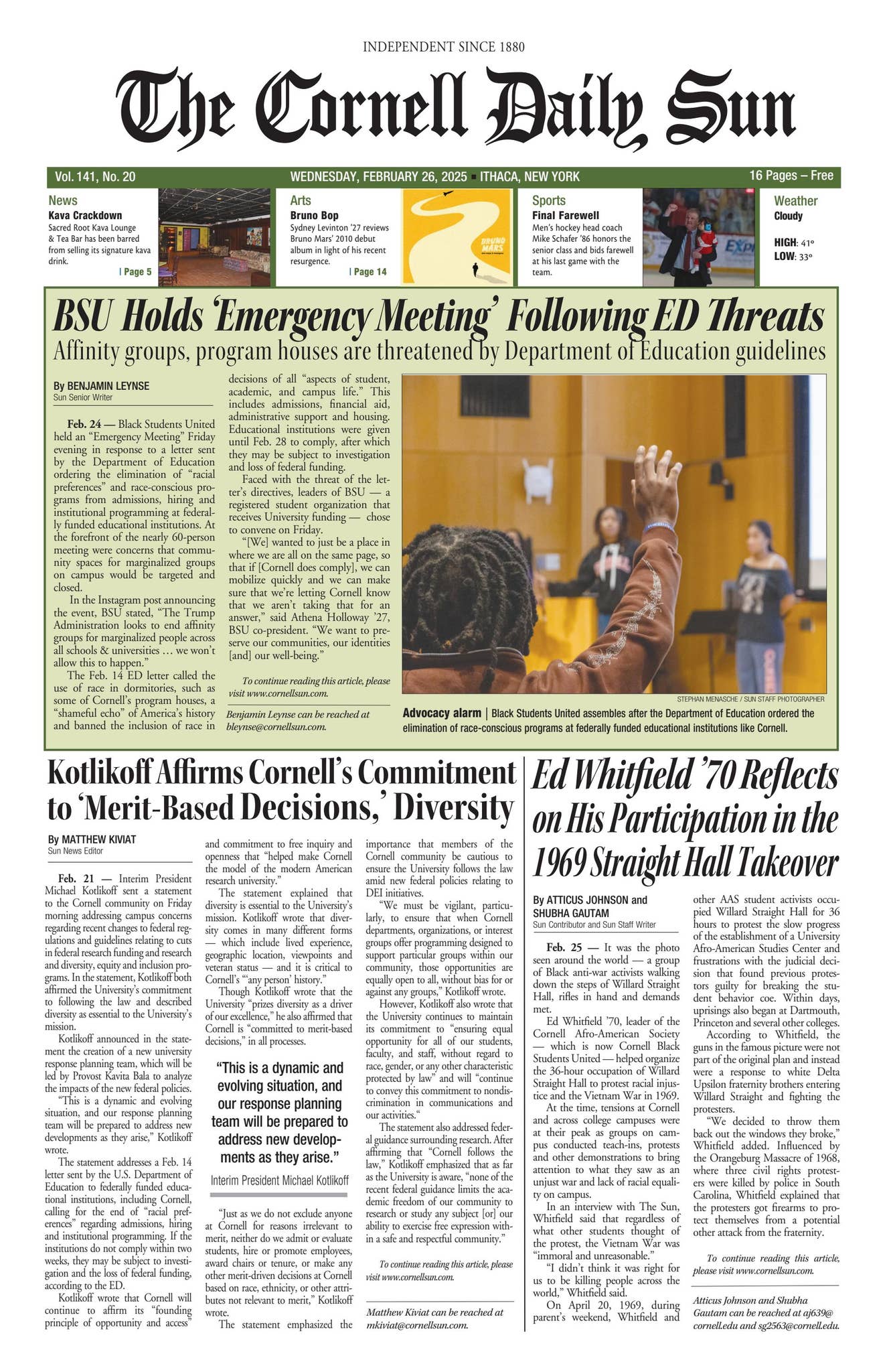 2-26-25 - entire issue hi res by The Cornell Daily Sun - Issuu