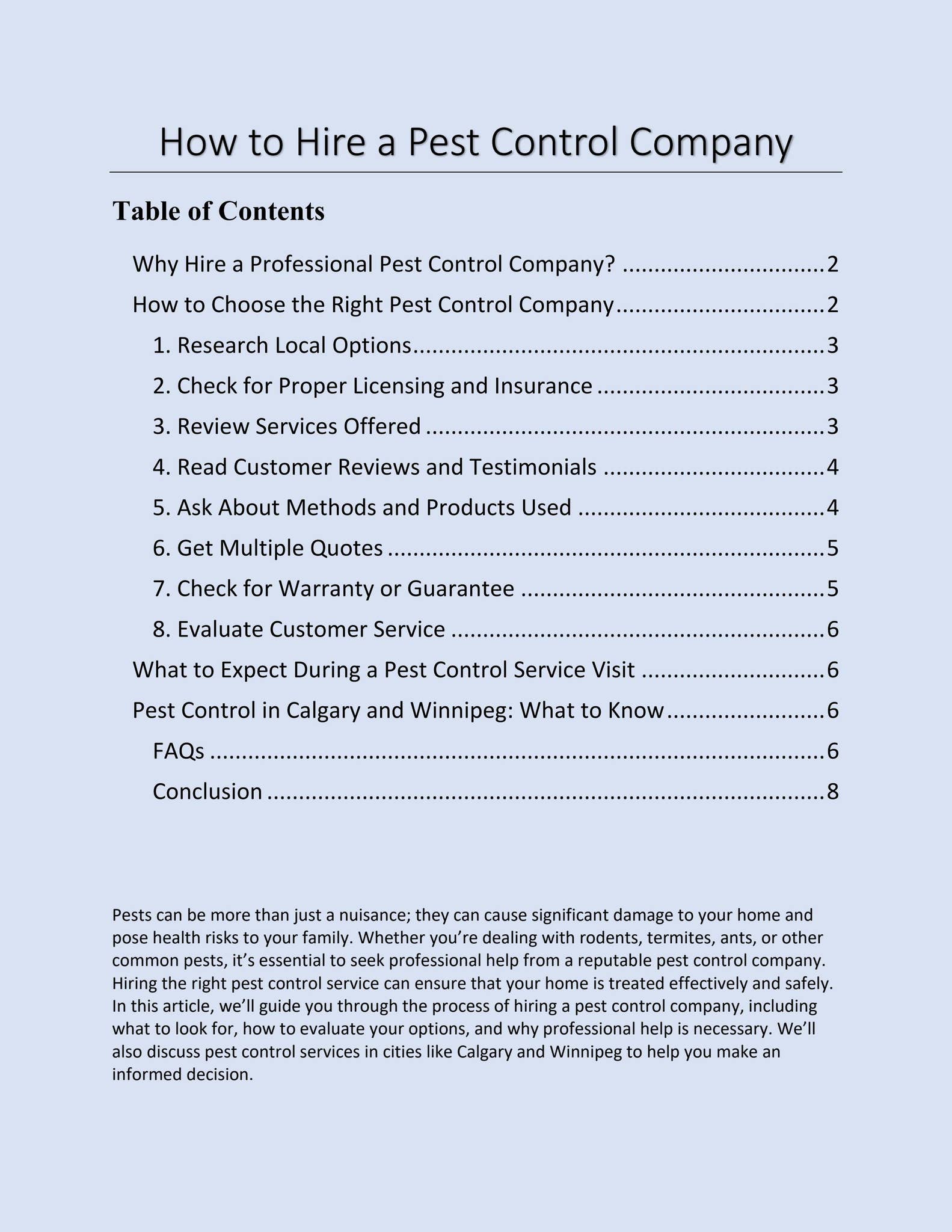 Hire a Pest Control Company by Web Cures Digital - Issuu