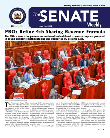 SENATE WEEKLY  ISSUE 55 - Monday, 17  to Sunday, February 23, 2025 (draft 6)