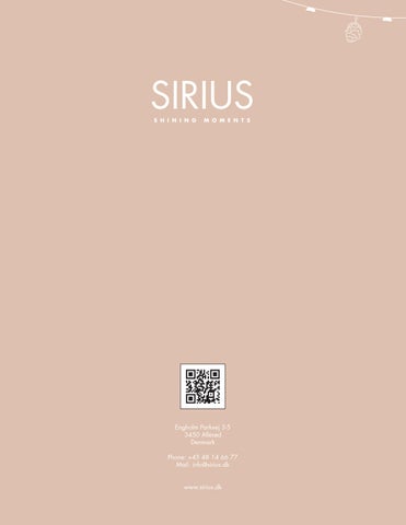 Sirius - 灯饰目录 - Winterlights NEW LD 第 2 页