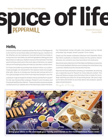 Purim Newsletter 5785