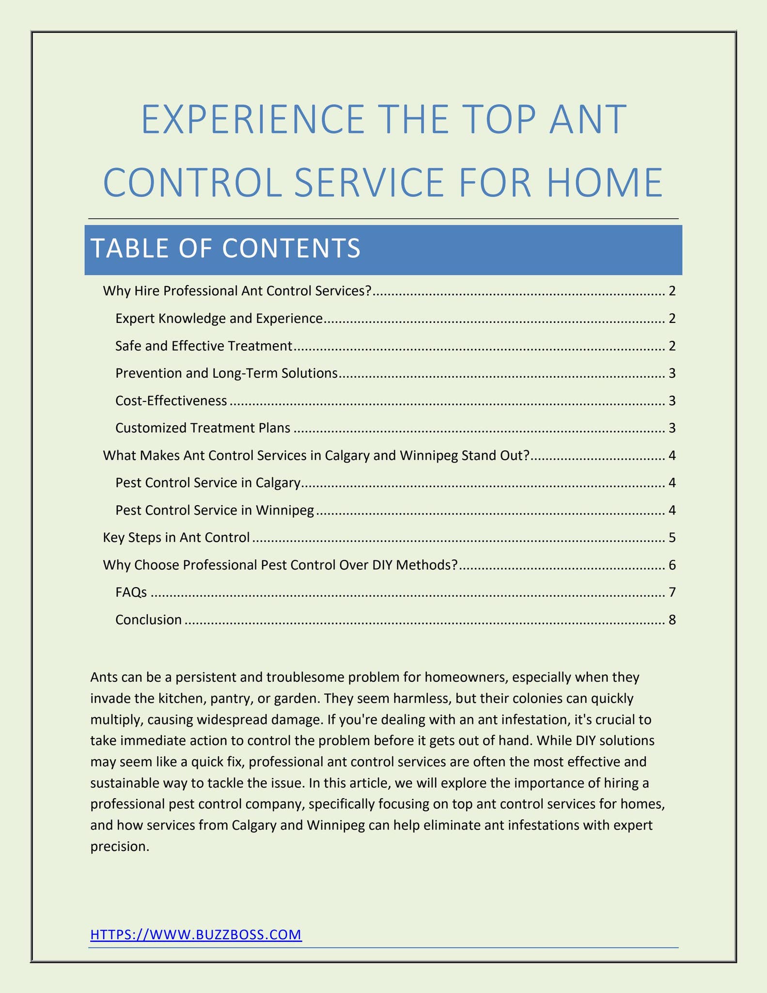 EXPERIENCE THE TOP ANT CONTROL SERVICE FOR HOME by Web Cures Digital ...