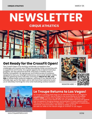 March Newsletter