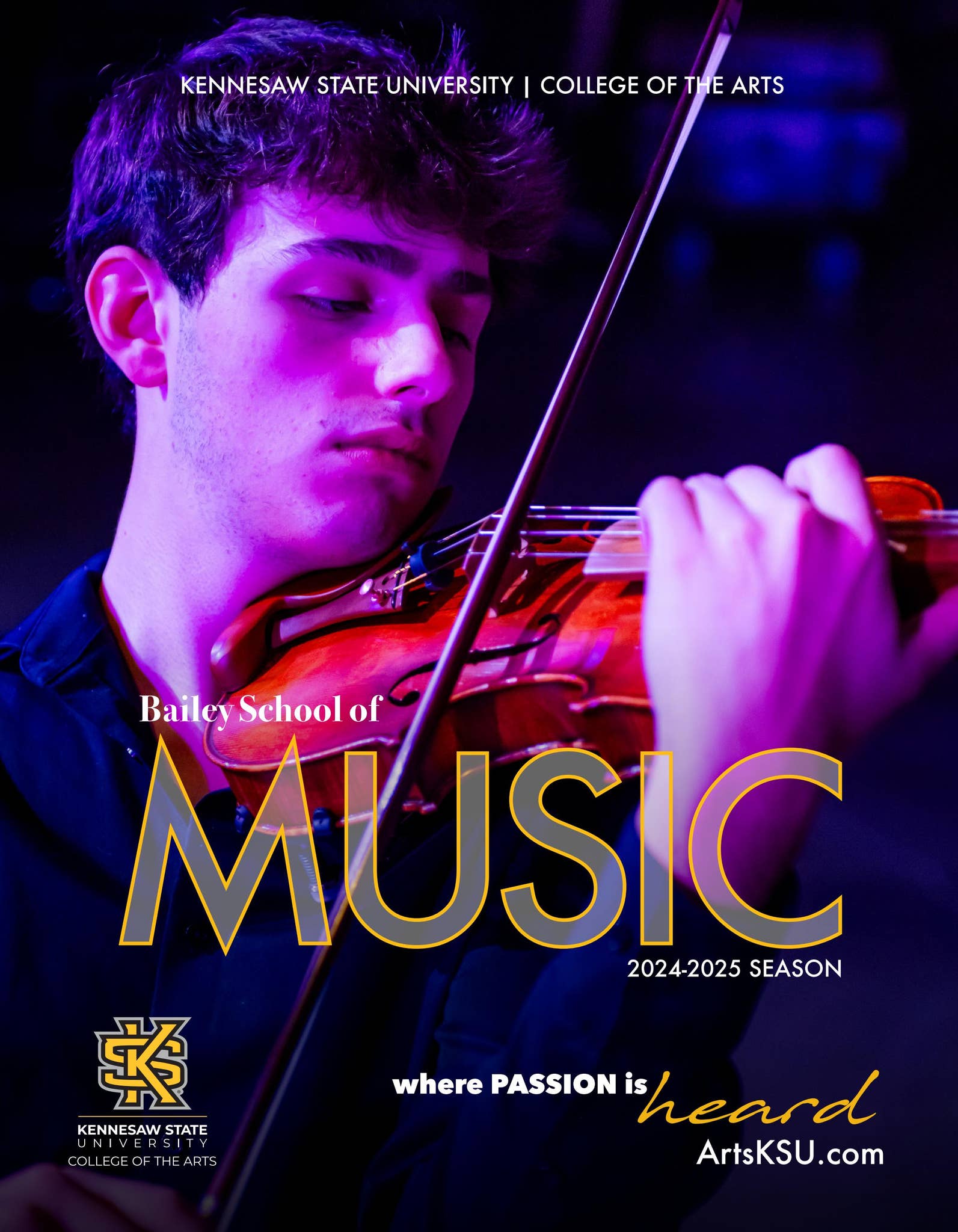 KSU Bailey School of Music 20242025 Season Brochure by Kennesaw State
