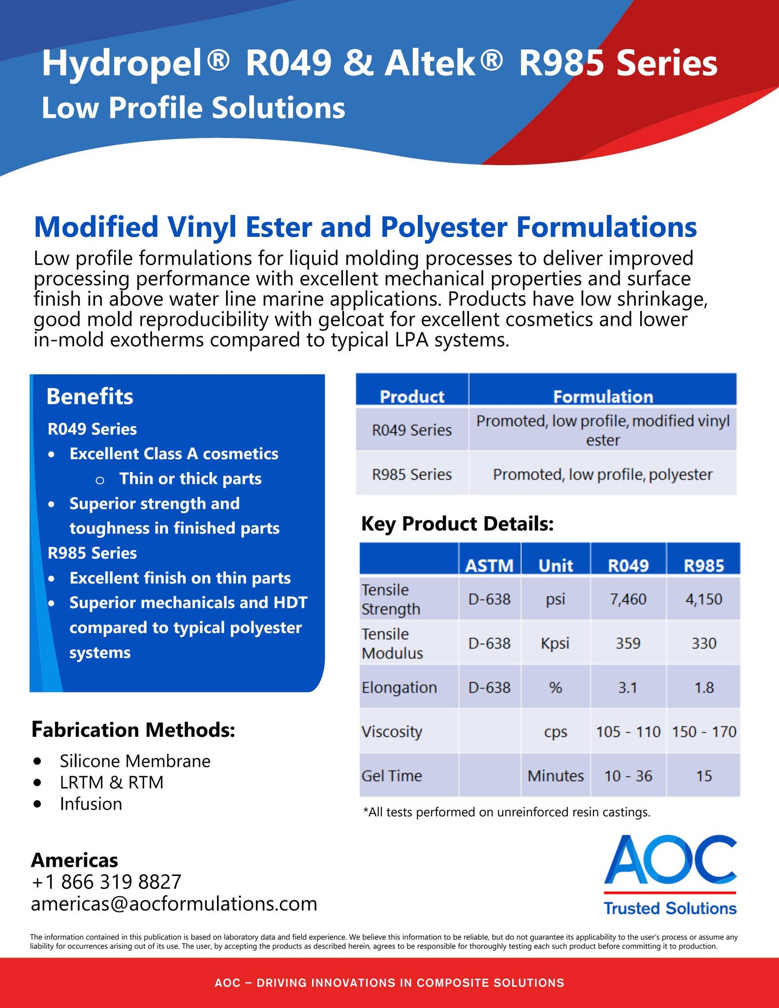 Polyrey R049 R049 and R985 Series Flyer by aocformulations - Issuu