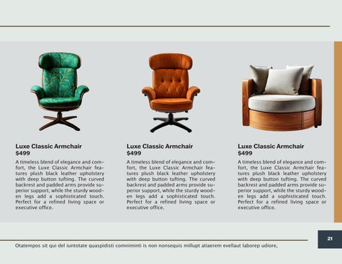 A5 - 家具目录 Chairs 第 21 页