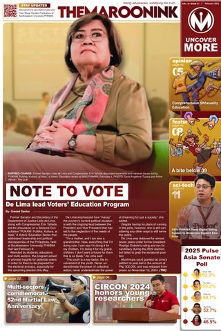 THE MAROON INK Vol. 1 | Issue 1 | February 2025 by THE MAROON INK | ANG ...