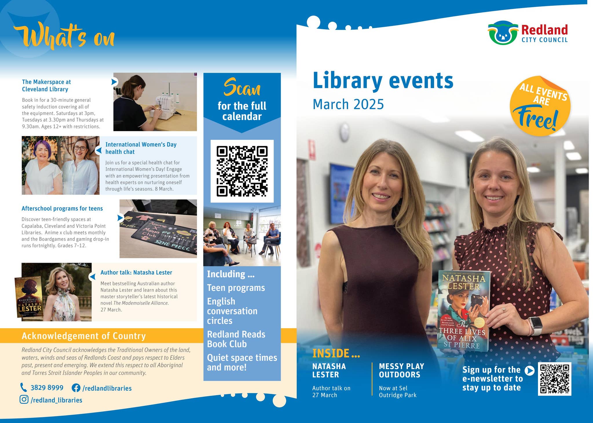 Library Computer Redlands Libraries Monthly: March 2025 by Redlands Coast - Issuu