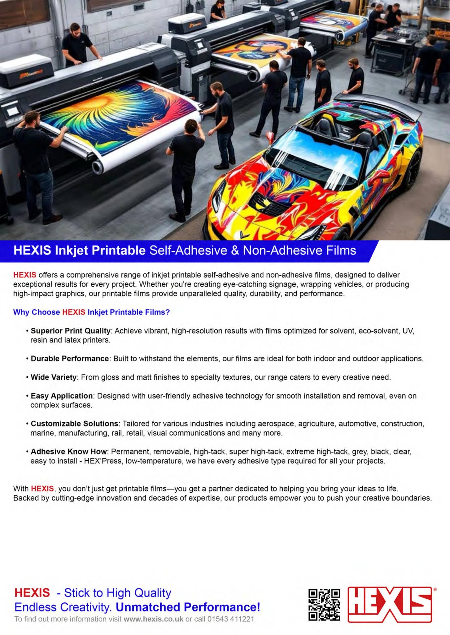 Inkjet Printable Flyer by HEXIS UK Ltd - Issuu