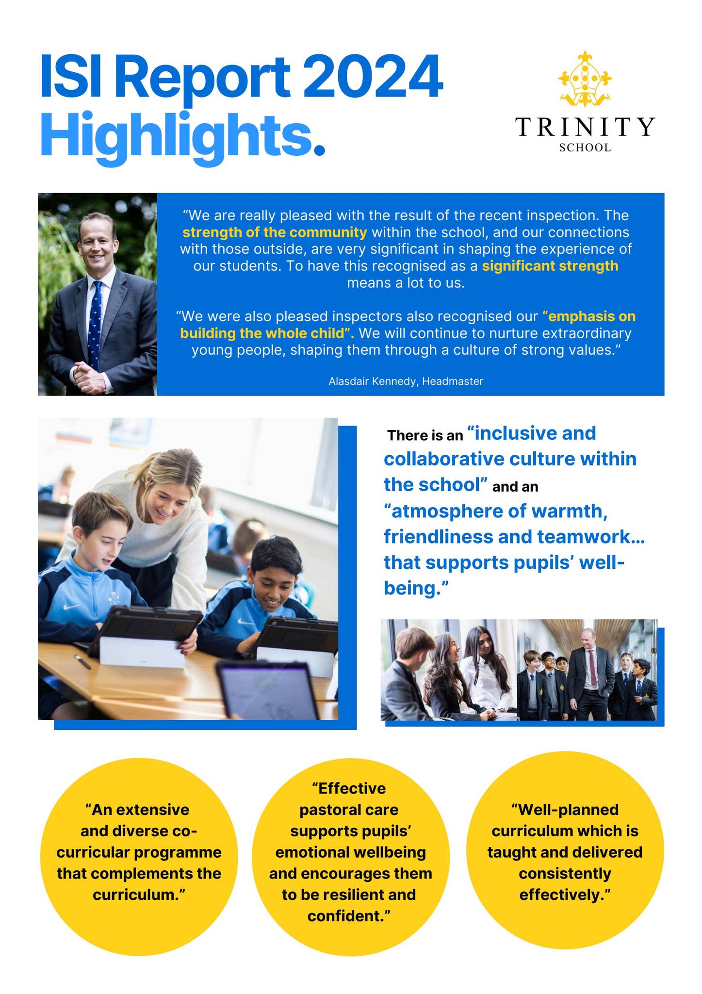 Trinity ISI Report 2024 Highlights by trinityschoolcroydon - Issuu