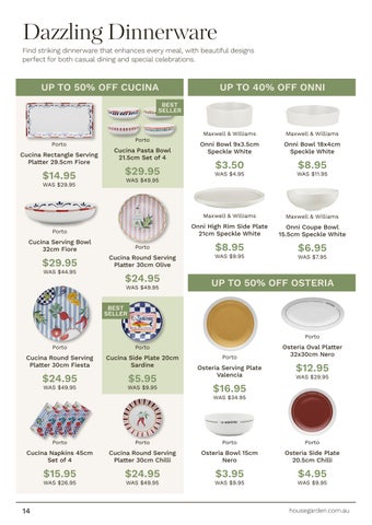 HouseandGardenofSA 厨房 Classics Sale - 目录 第 14 页