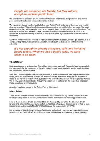 MidCoast Public Toilets in Parks Strategy 第 24 页
