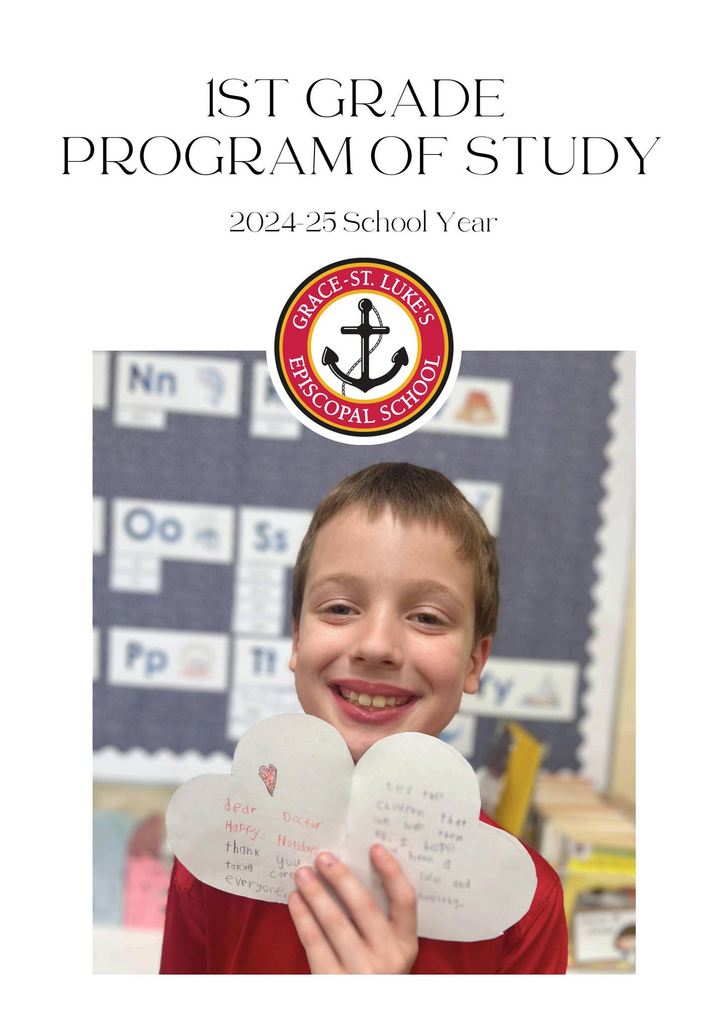 1st Grade Program of Study, 202425 School Year by GraceSt. Luke's