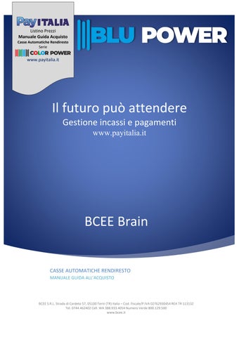 PAYItalia Manuale d'uso e caratteristiche Blu Power