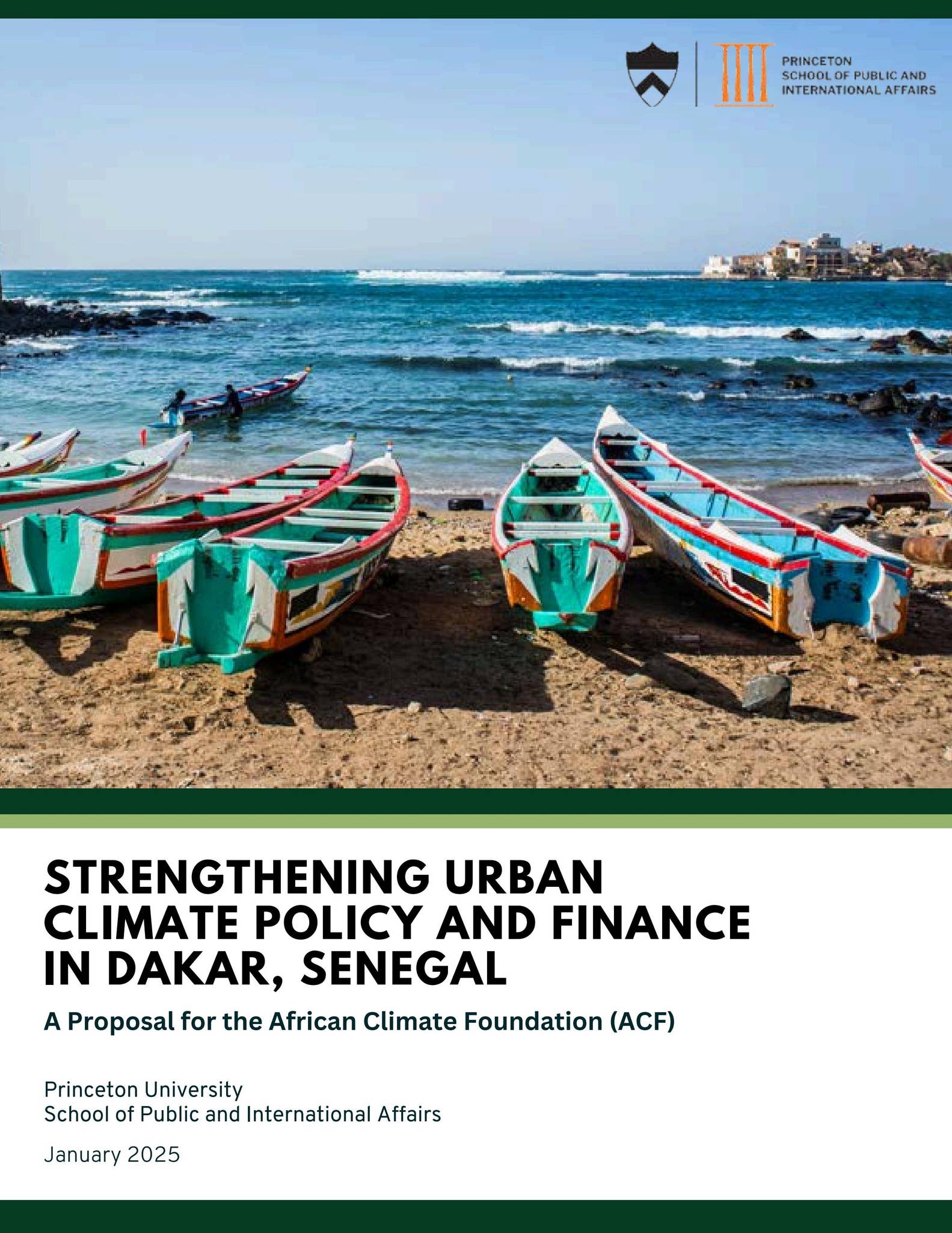 Strengthening Urban Climate Policy and Finance in Dakar, Senegal by ...