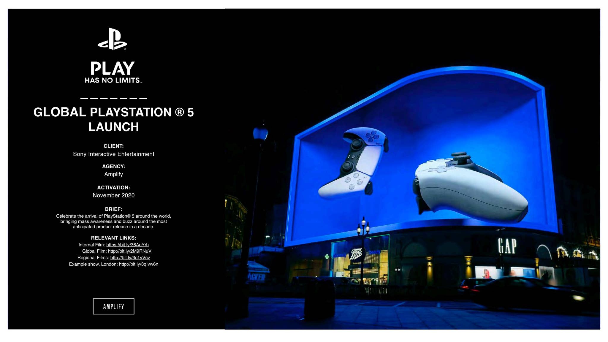 PlayStation - Play Has No Limits – Global PlayStation 5 Launch