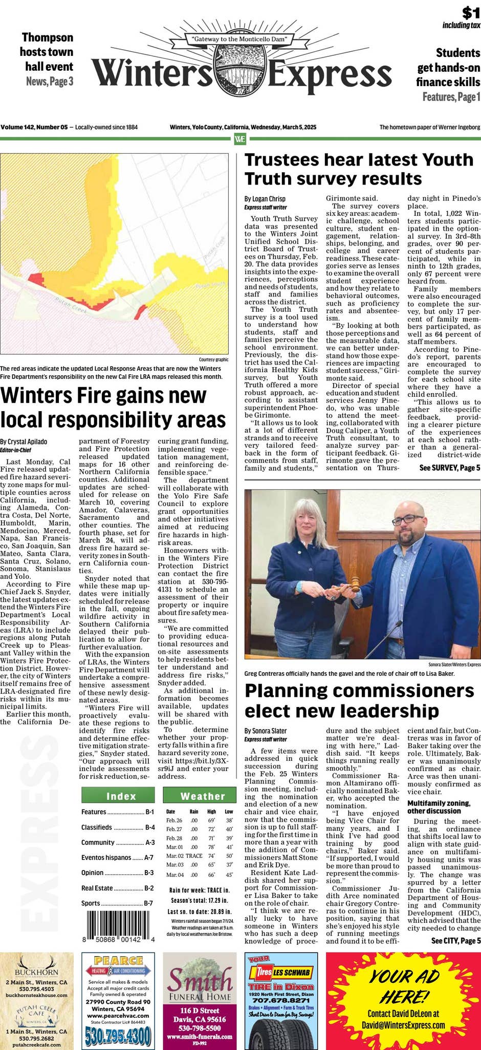 Winters Express: Wednesday, March 5, 2025 by mcnaughtonmedia - Issuu