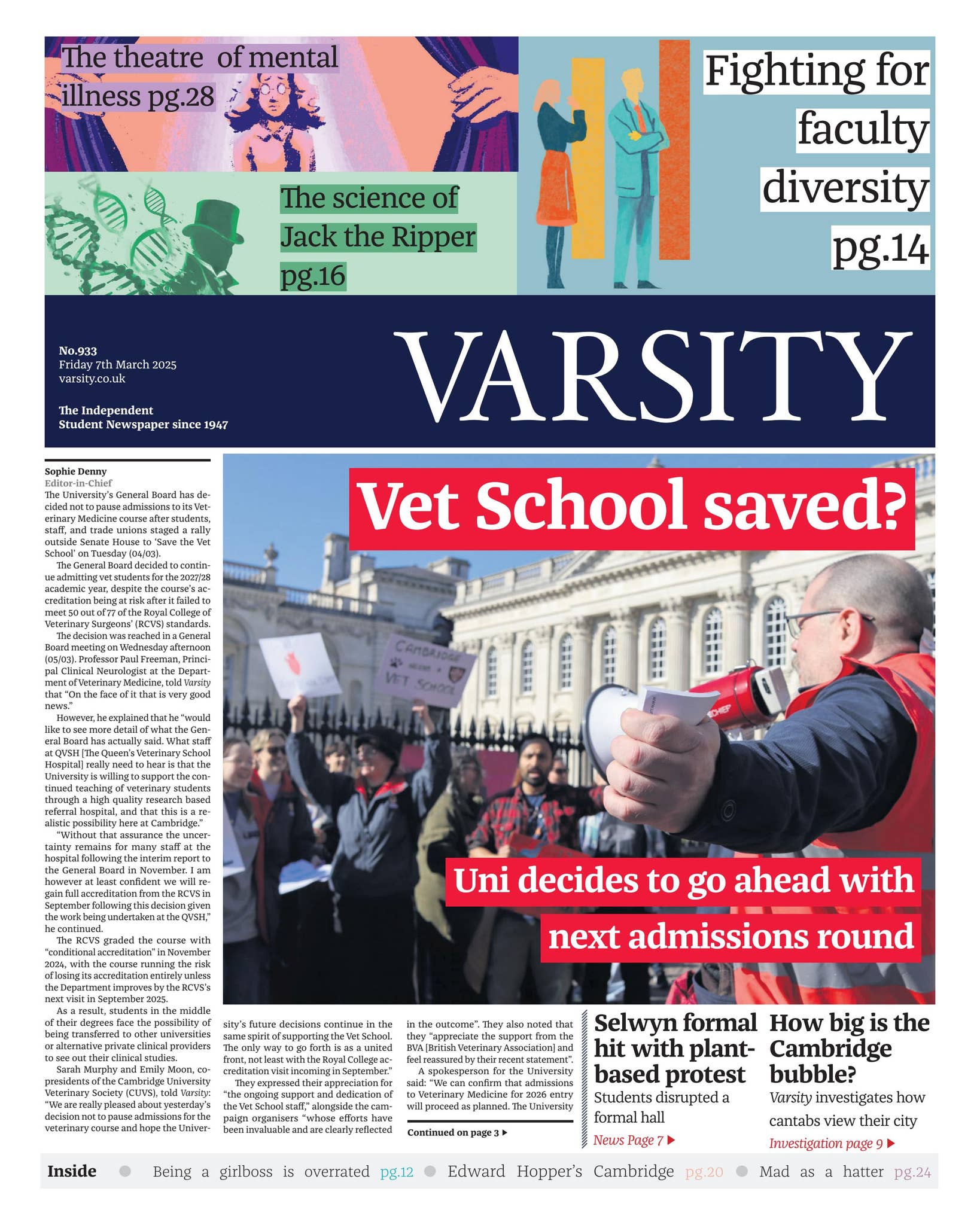 Varsity Issue 933 by Varsity Publications Ltd - Issuu