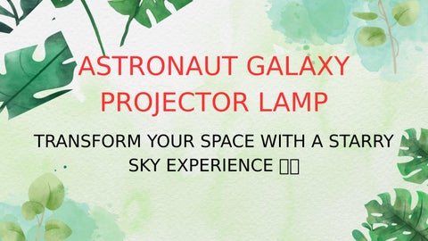 reena sharma 灯饰目录 · Astronaut Galaxy Projector 灯 第 1 页