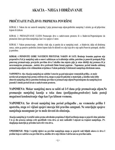 Navodila za uporabo - vrtno pohištvo 第 3 页