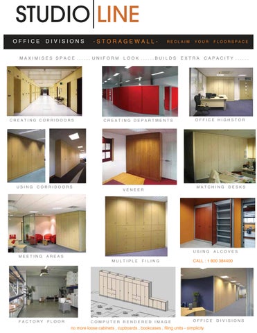StudioLine Workplace Environments 灯饰目录 · Filing Environments 第 3 页