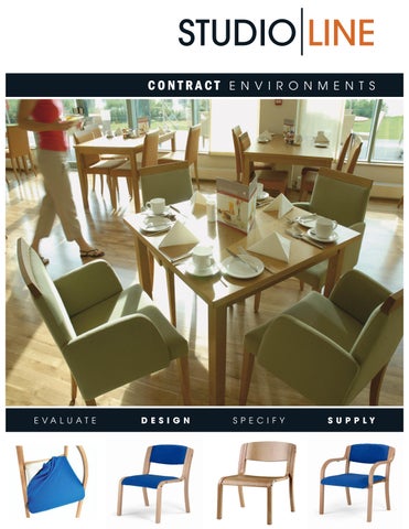 StudioLine Workplace Environments 家具目录 · Healthcare Environments 家具 and 坐具 第 7 页