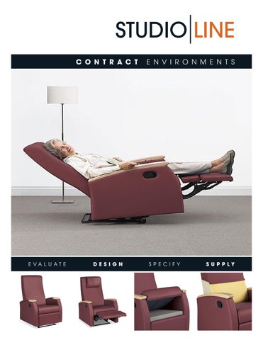 StudioLine Workplace Environments 家具目录 · Healthcare Environments 家具 and 坐具 第 9 页