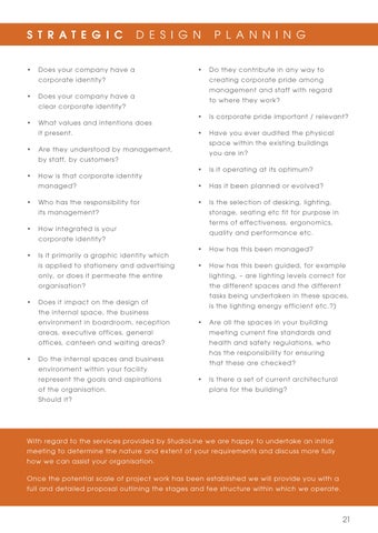 StudioLine Workplace Environments 灯饰目录 · Services Screen 第 22 页