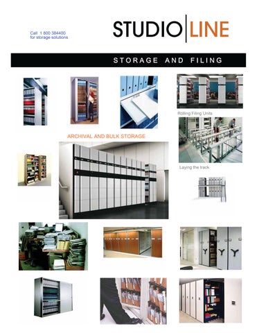 StudioLine Workplace Environments 灯饰目录 · 收纳 Environments 第 8 页