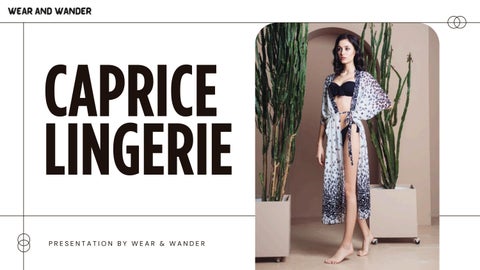 Caprice Lingerie | Wear & Wander 
