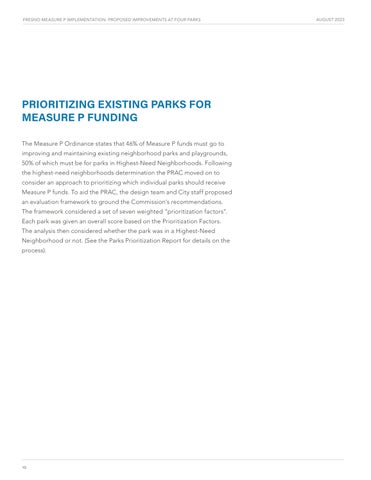 Fresno Measure P - Four Parks Report 第 10 页