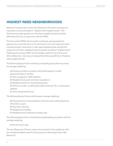 Fresno Measure P - Four Parks Report 第 8 页